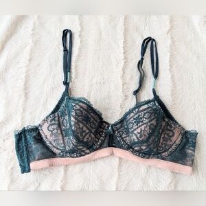 Heidi Klum Intimates Balconettes Bra green pink 34B